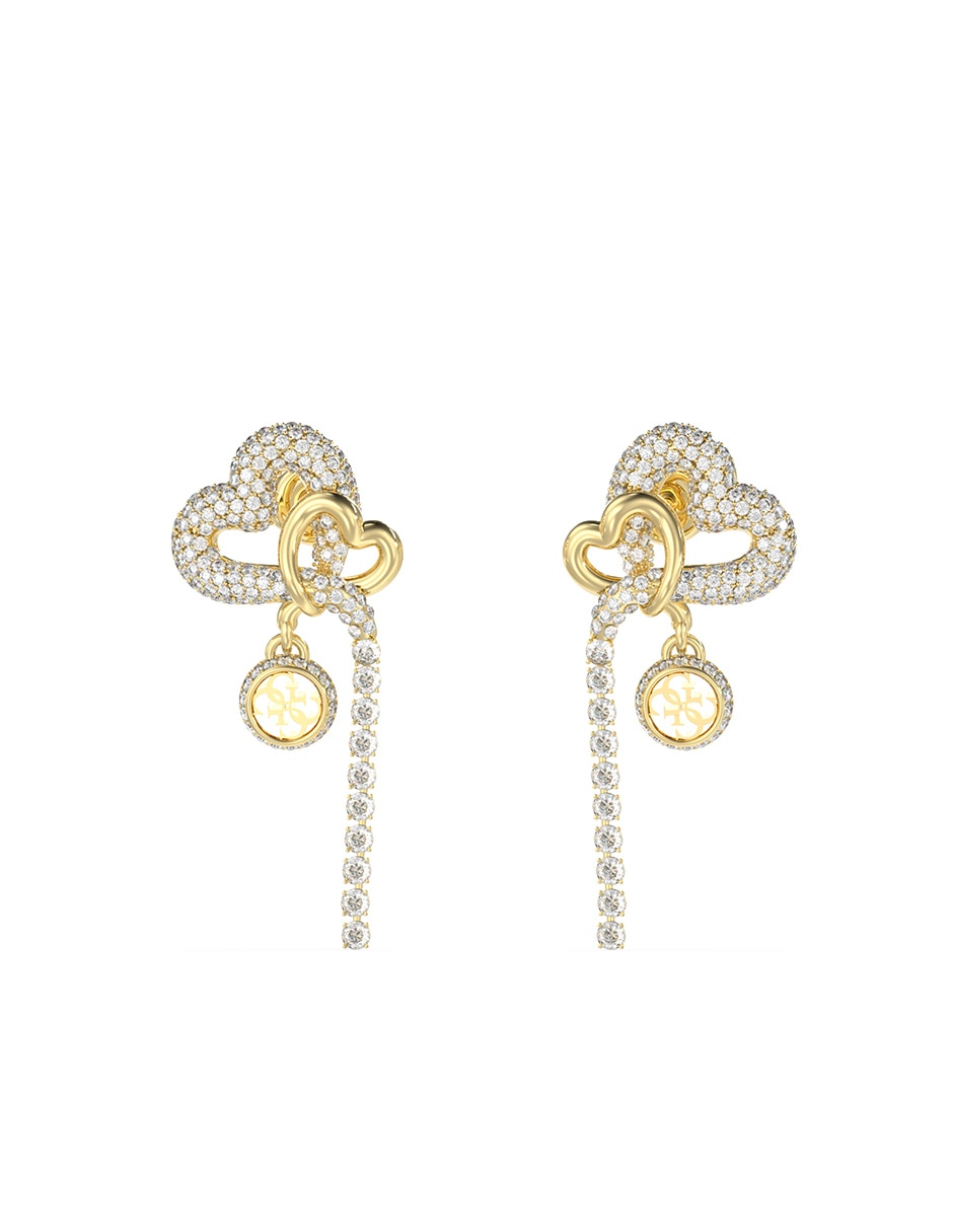 Aretes Love Bites con acabado pavé Aretes Love Bites con acabado pavé