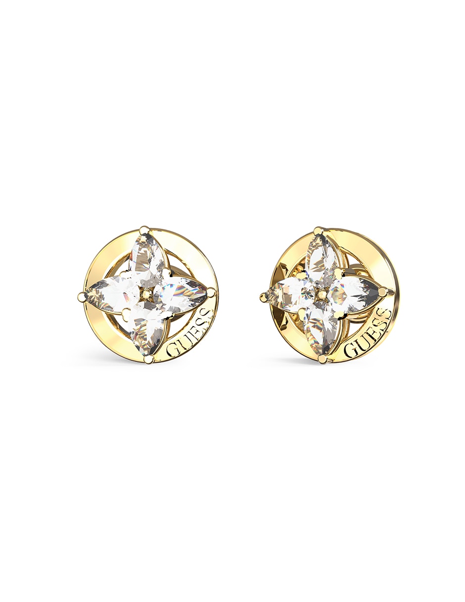 Aretes de estrella con acabado pavé