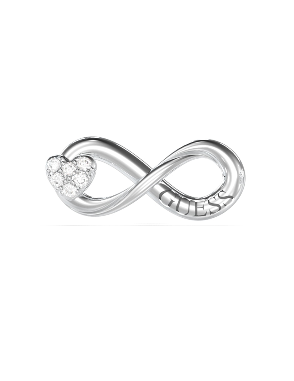 Aretes de infinito con acabado pavé 2