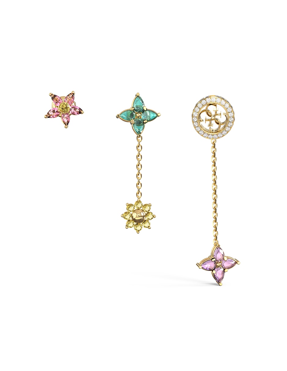 Aretes con acabado pavé