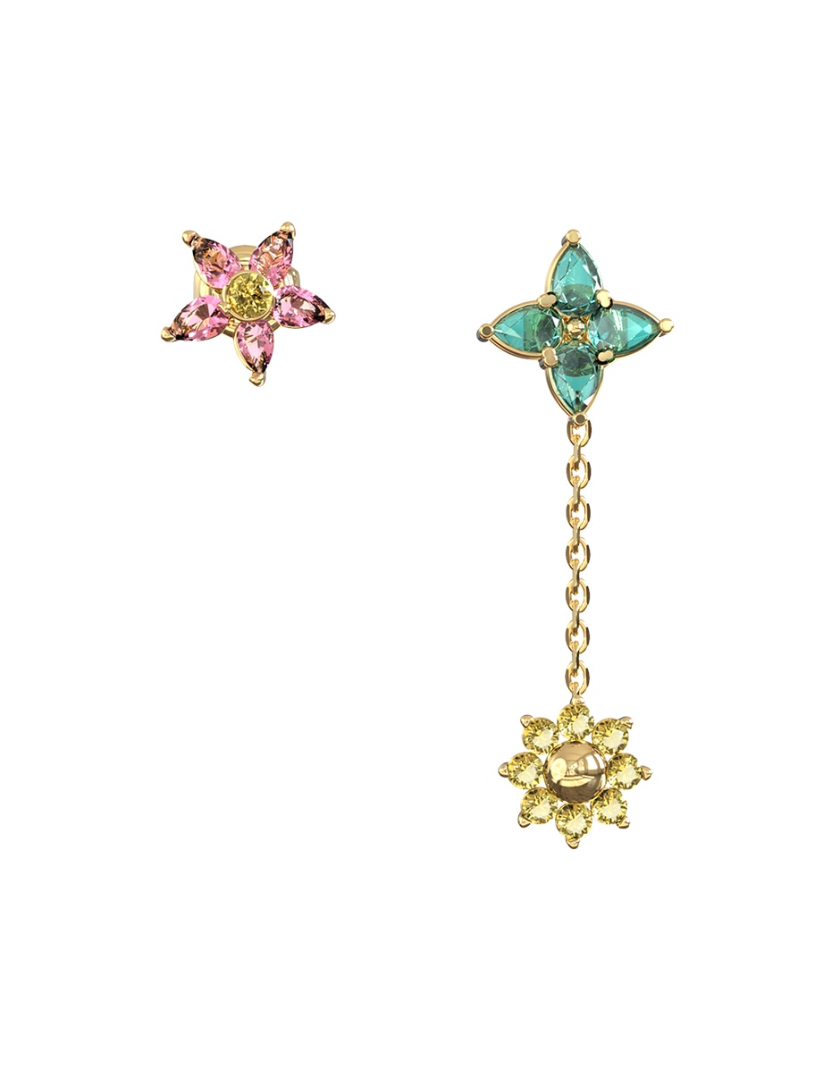 Aretes con acabado pavé 3