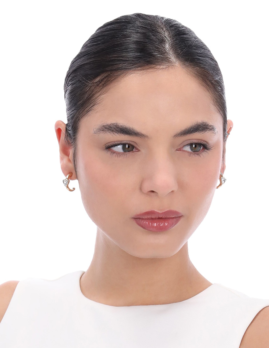 Set de aretes con acabado pavé 3