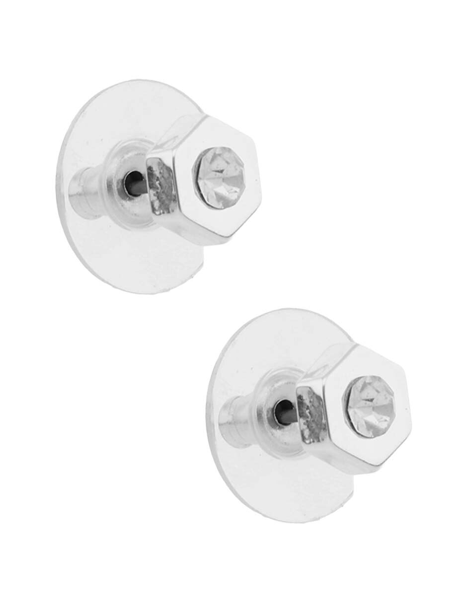 Aretes y collar hexagonal 5