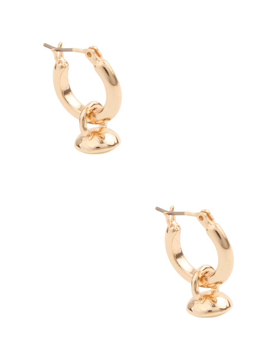 Aretes circulares con acabado pulido perla 2