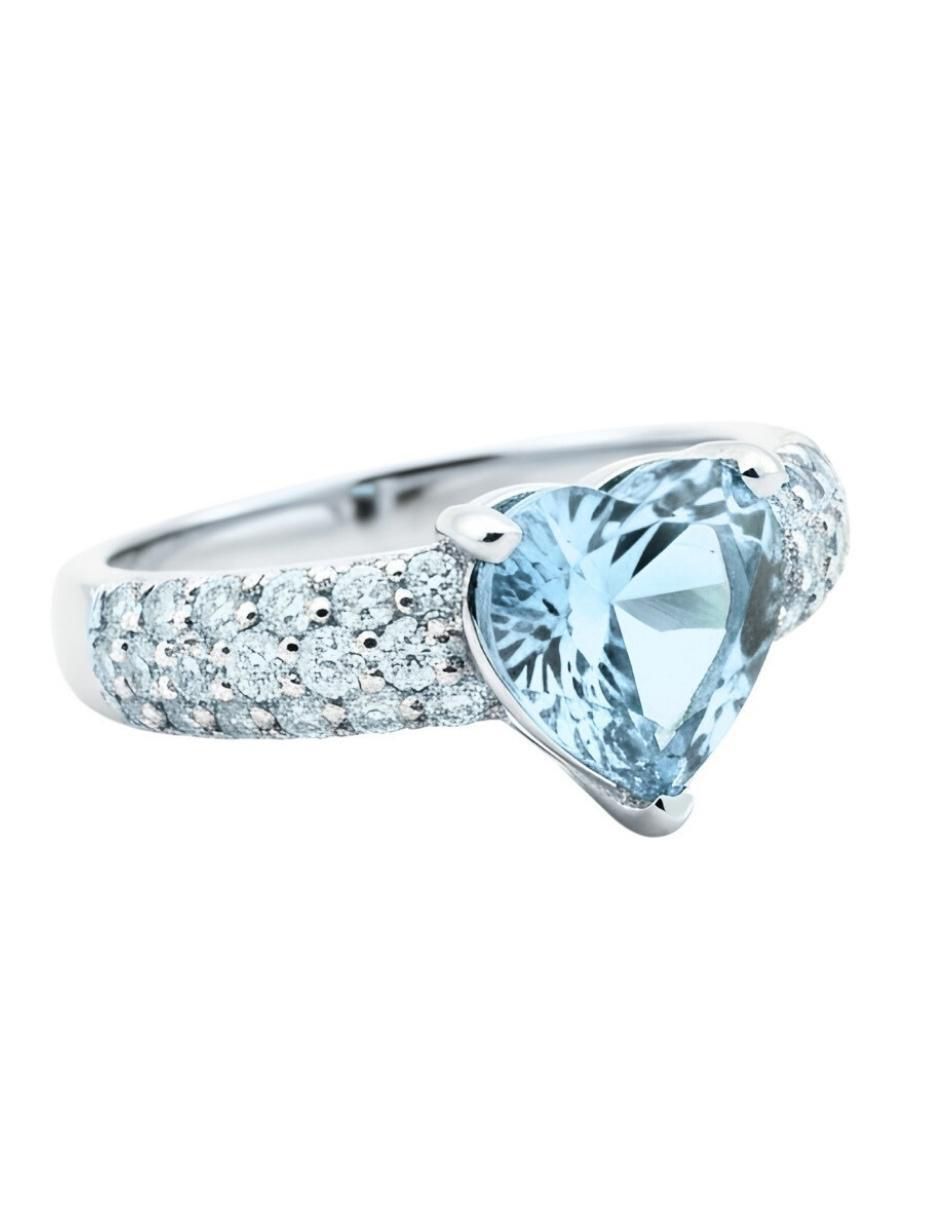 Anillo de corazón Élan P 925 de plata circonita brillante 5