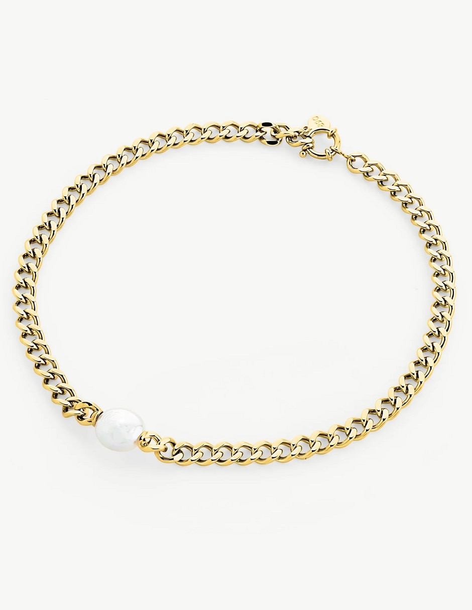 Collar circular Puffy pearls 2