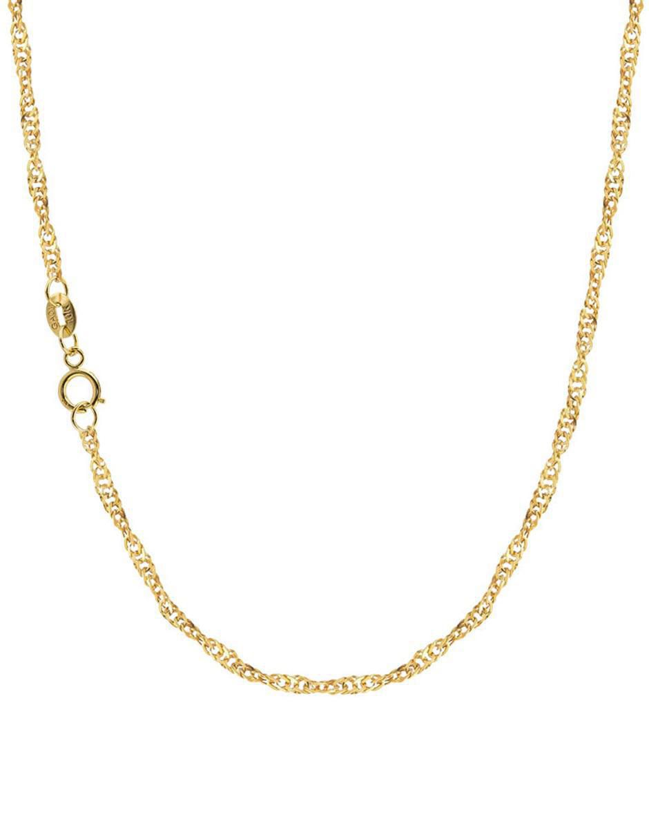 Collar con dije Virgen de Guadalupe de ovalado de oro 10 K 3
