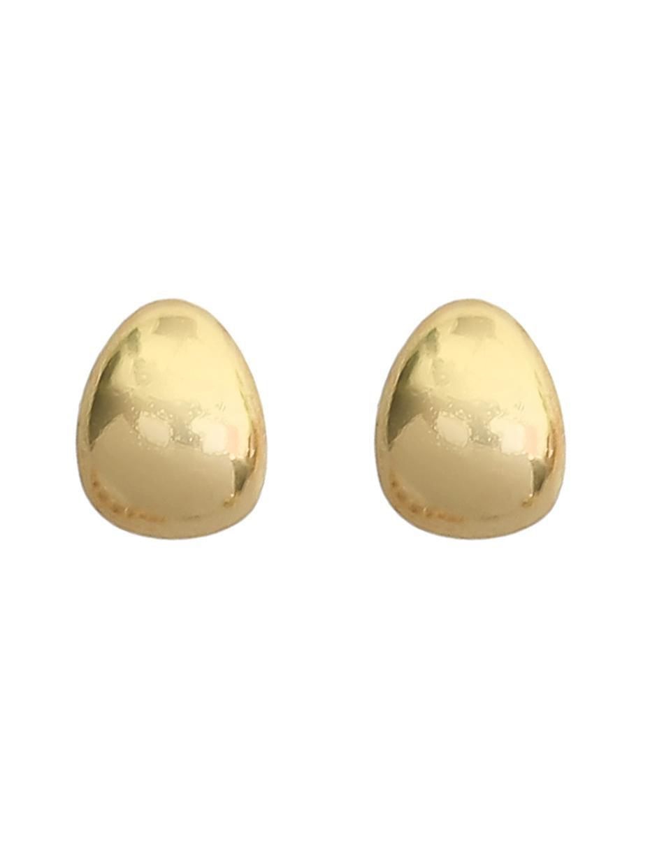 Aretes de gota de plata P 925 con acabado chapa de oro Aretes de gota de plata P 925 con acabado chapa de oro