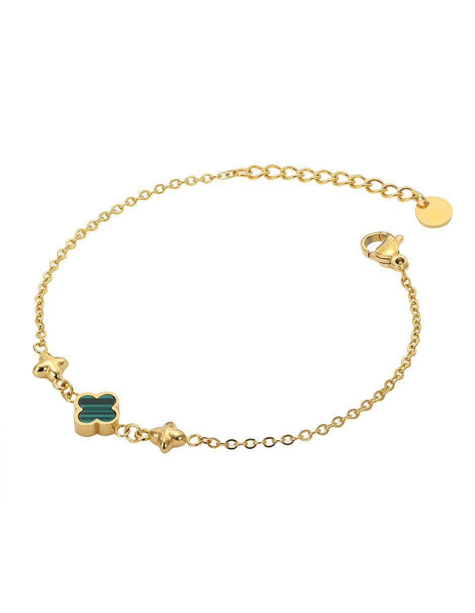 Pulsera con resina Lucky Charm con acabado pulido 3
