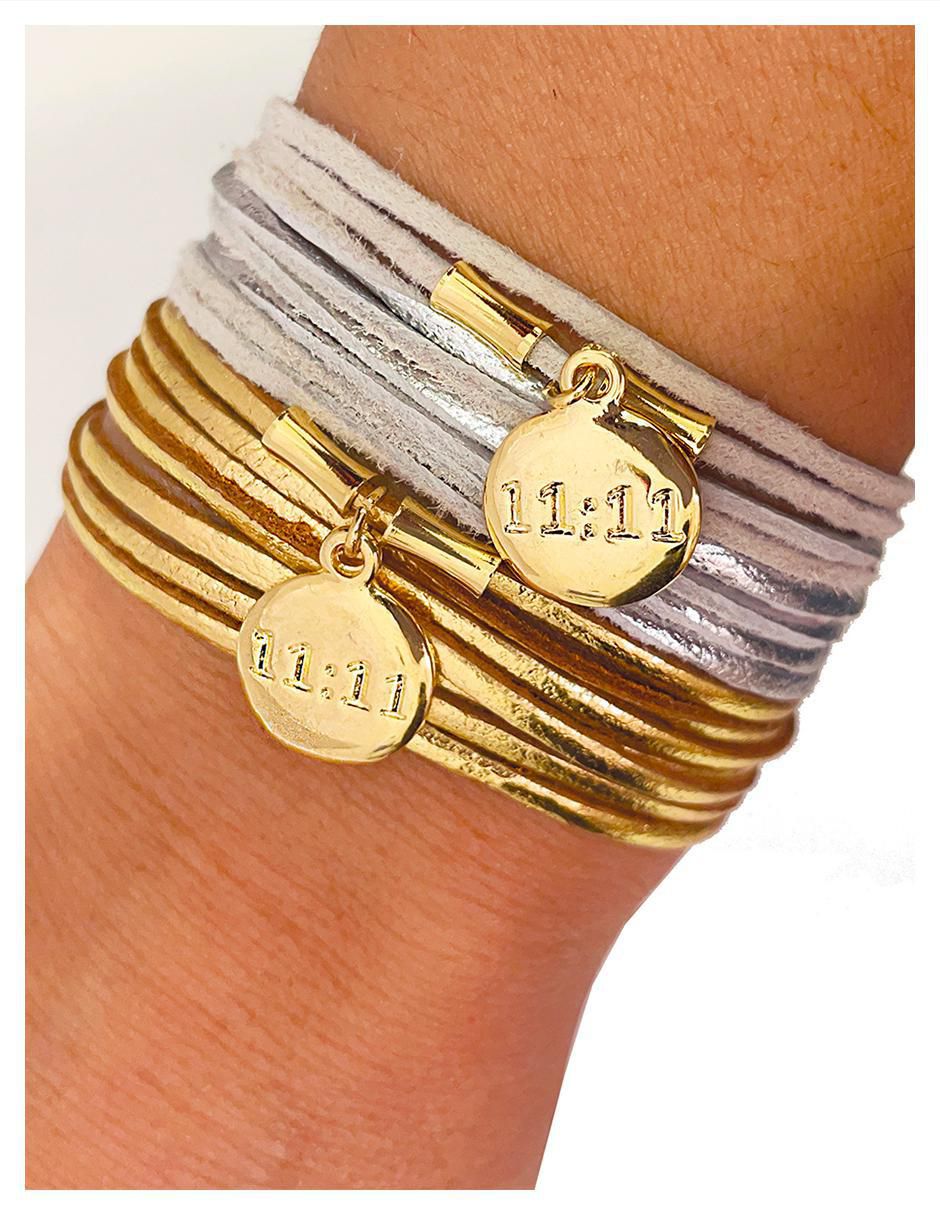 Pulsera con acabado baño de oro 18 K 3