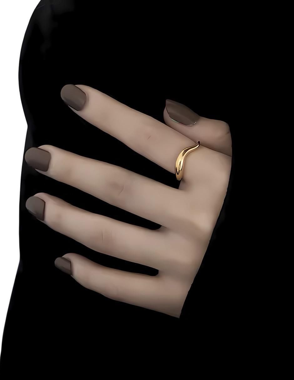 Anillo Plata P 925 de plata chapa de oro