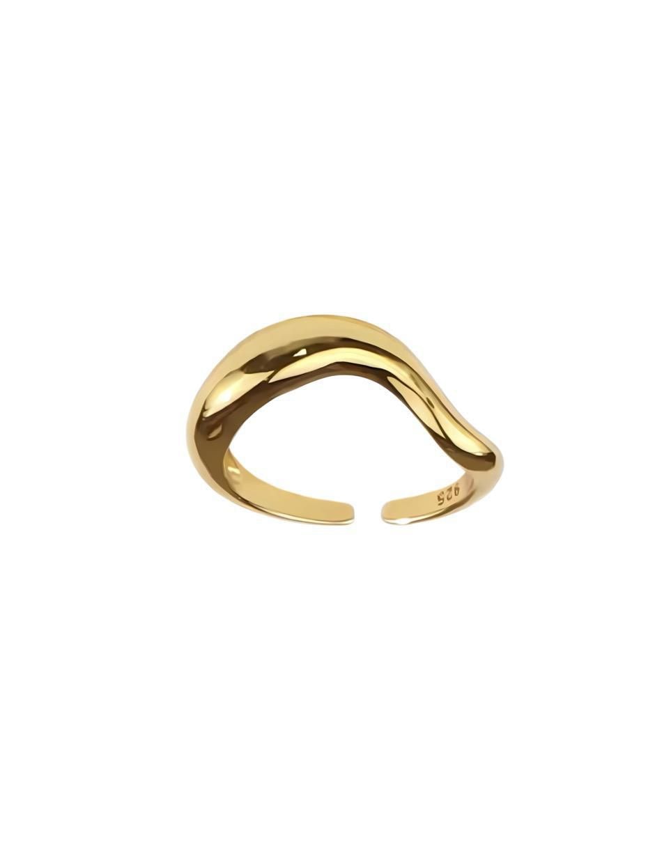 Anillo Plata P 925 de plata chapa de oro