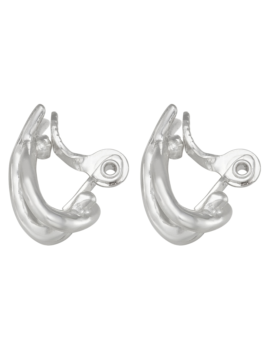 Aretes Clip Capsule con acabado pulido 3
