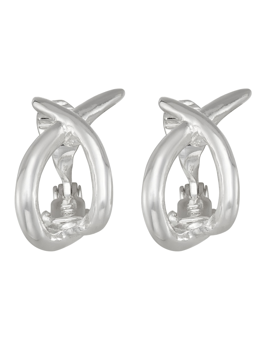 Aretes Clip Capsule con acabado pulido