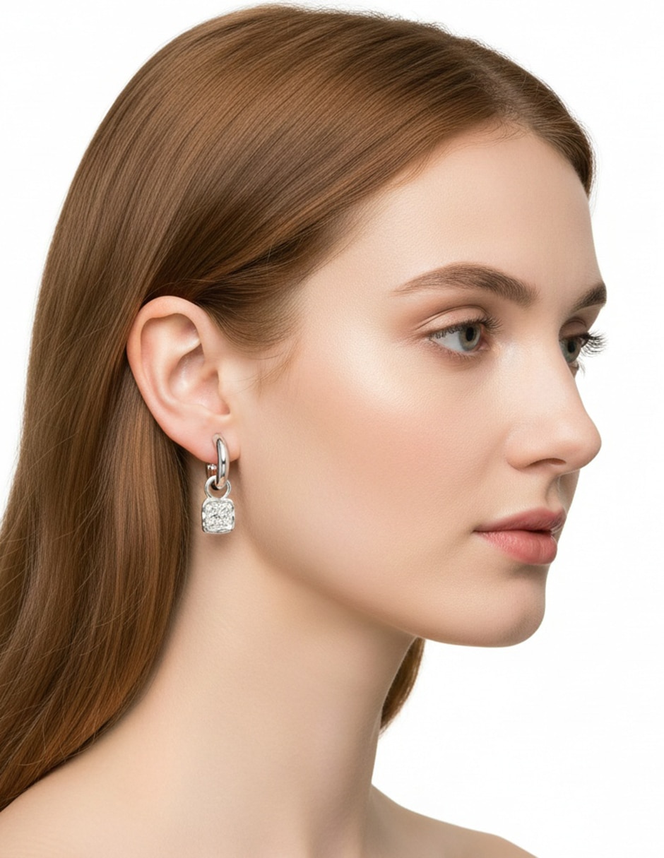 Aretes cortos Basic Metal Ears con acabado pulido Aretes cortos Basic Metal Ears con acabado pulido