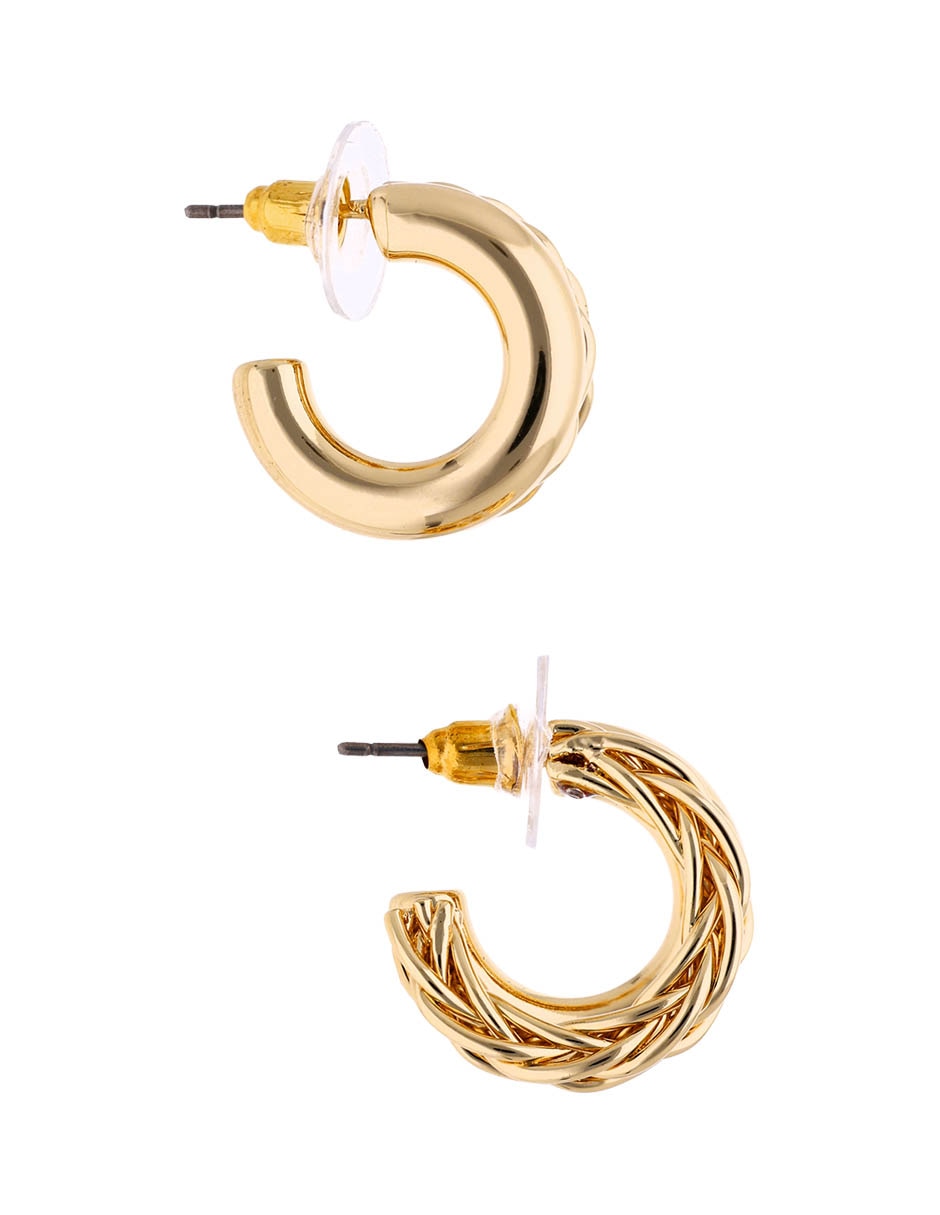 Aretes con acabado brillante 3