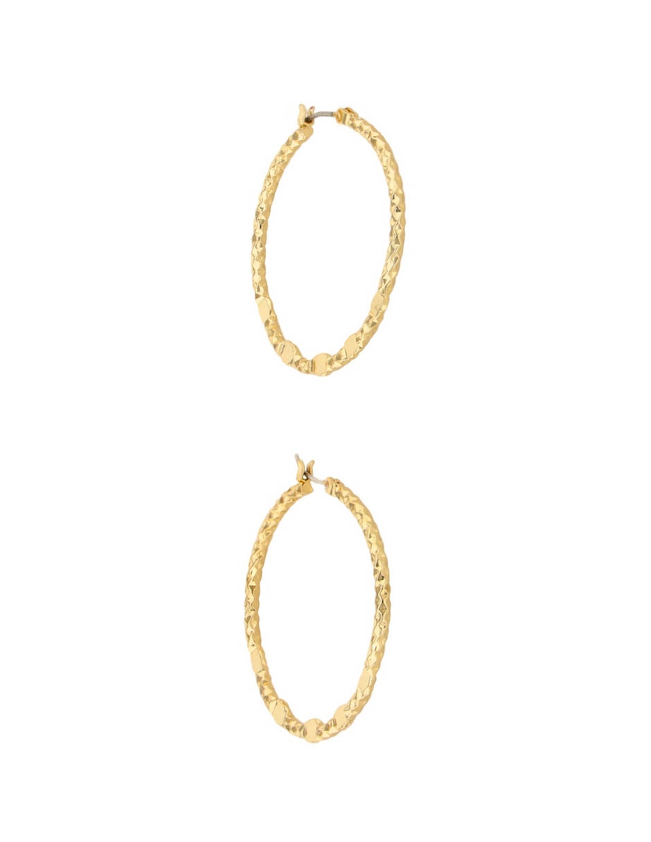 Arracadas basic metal ears con acabado brillante 2