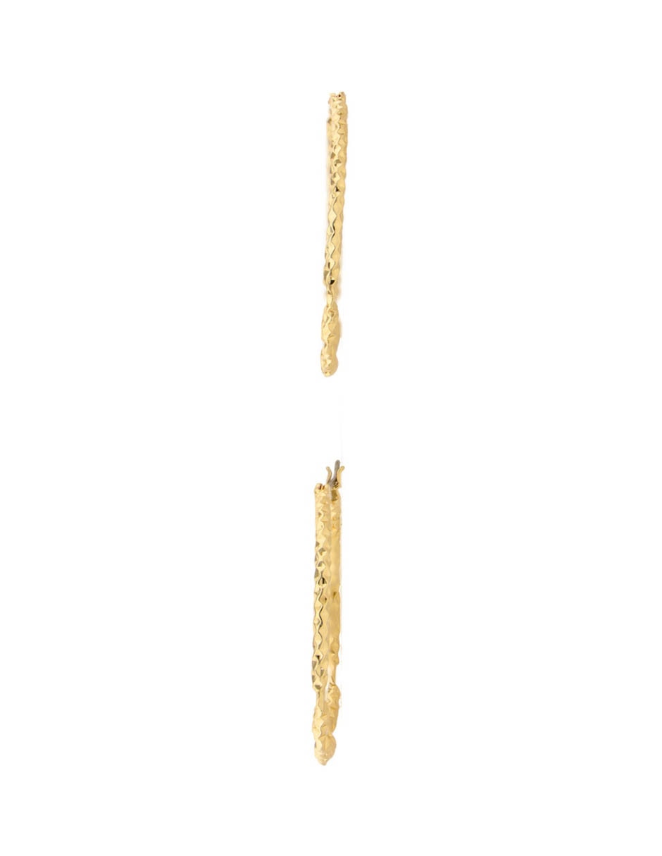 Arracadas basic metal ears con acabado brillante 3