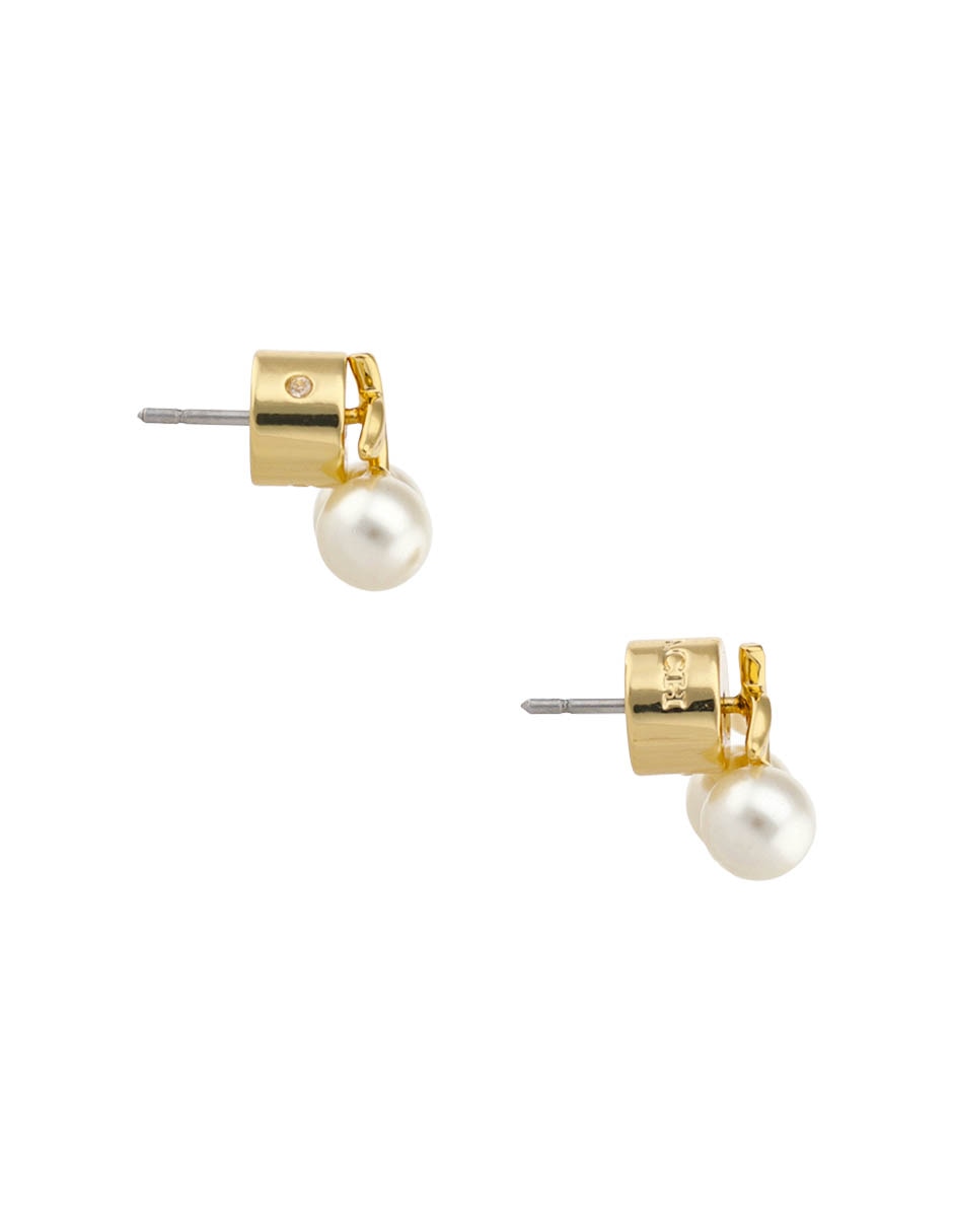 Aretes Cortos De Cereza Cherry Charms Con Acabado Brillante 3