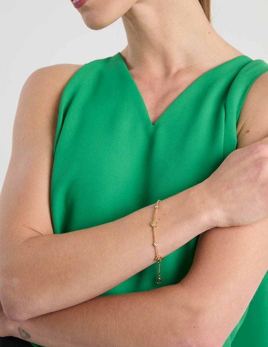 Pulsera Coach con acabado pulido