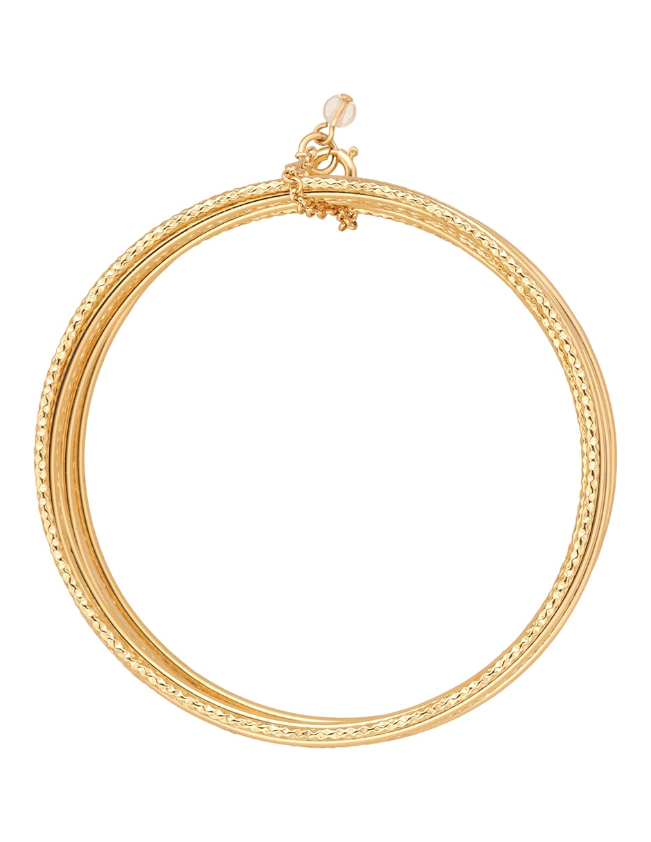 Pulsera Golden Orbit acabado brillante