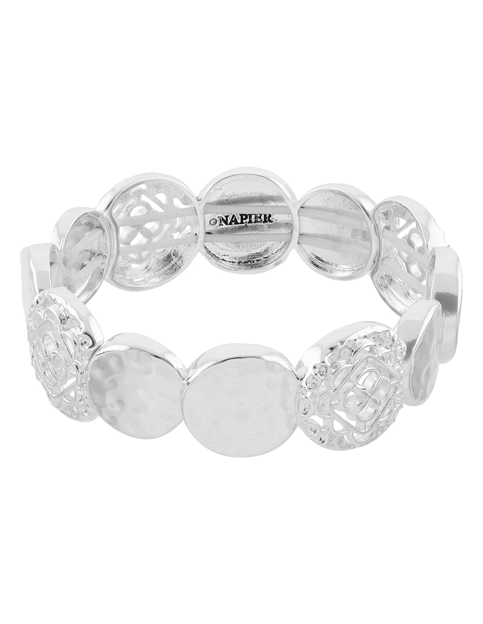 Pulsera Silver Coins acabado pulido 1