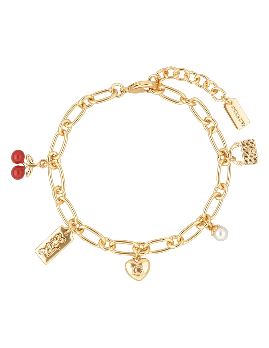 Pulsera Cherry Charms acabado brillante