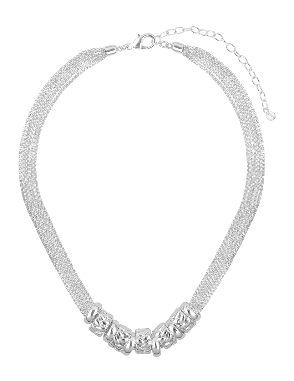 Collar silver shapes 2