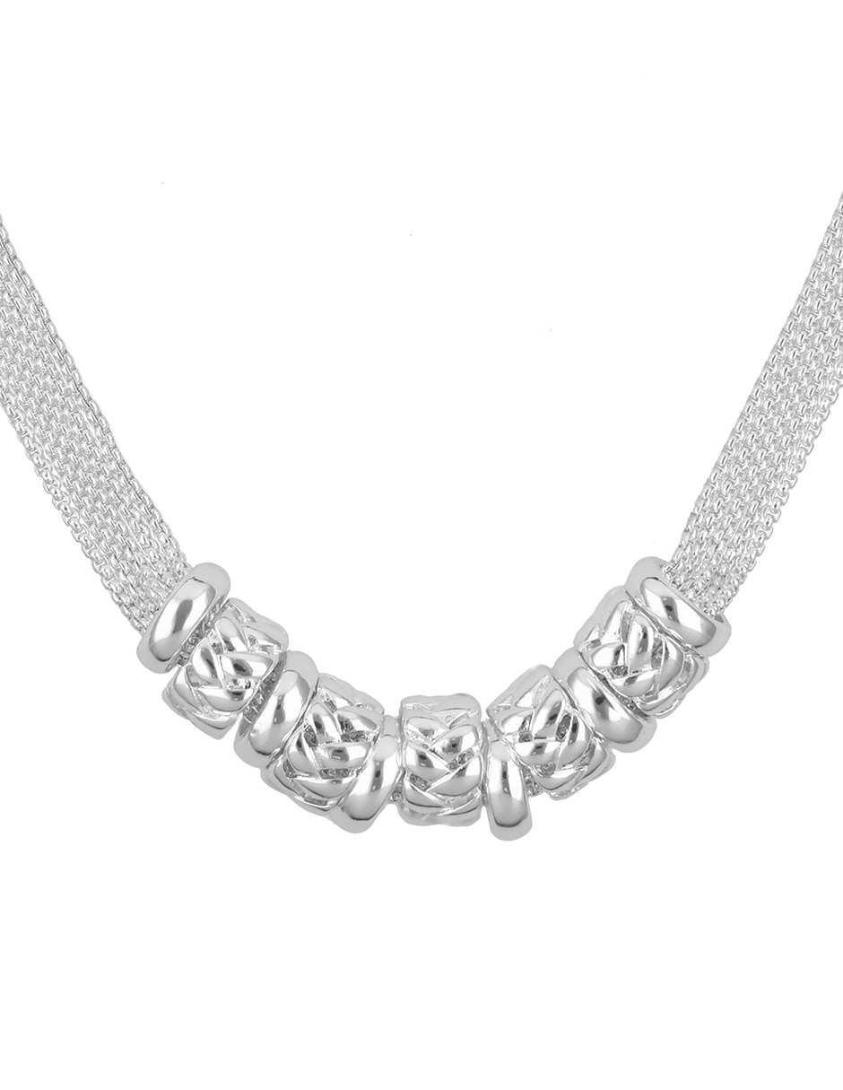 Collar silver shapes 1