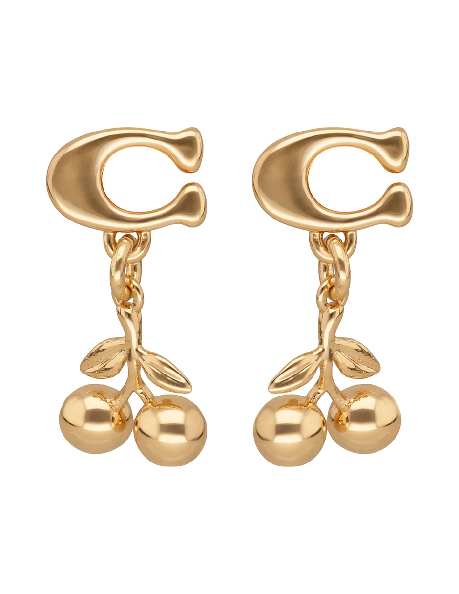 Aretes de cereza COAUG25MRKt2 con acabado brillante 1