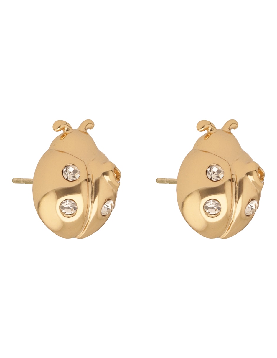 Aretes cortos COAUG25MRKT2 con acabado brillante