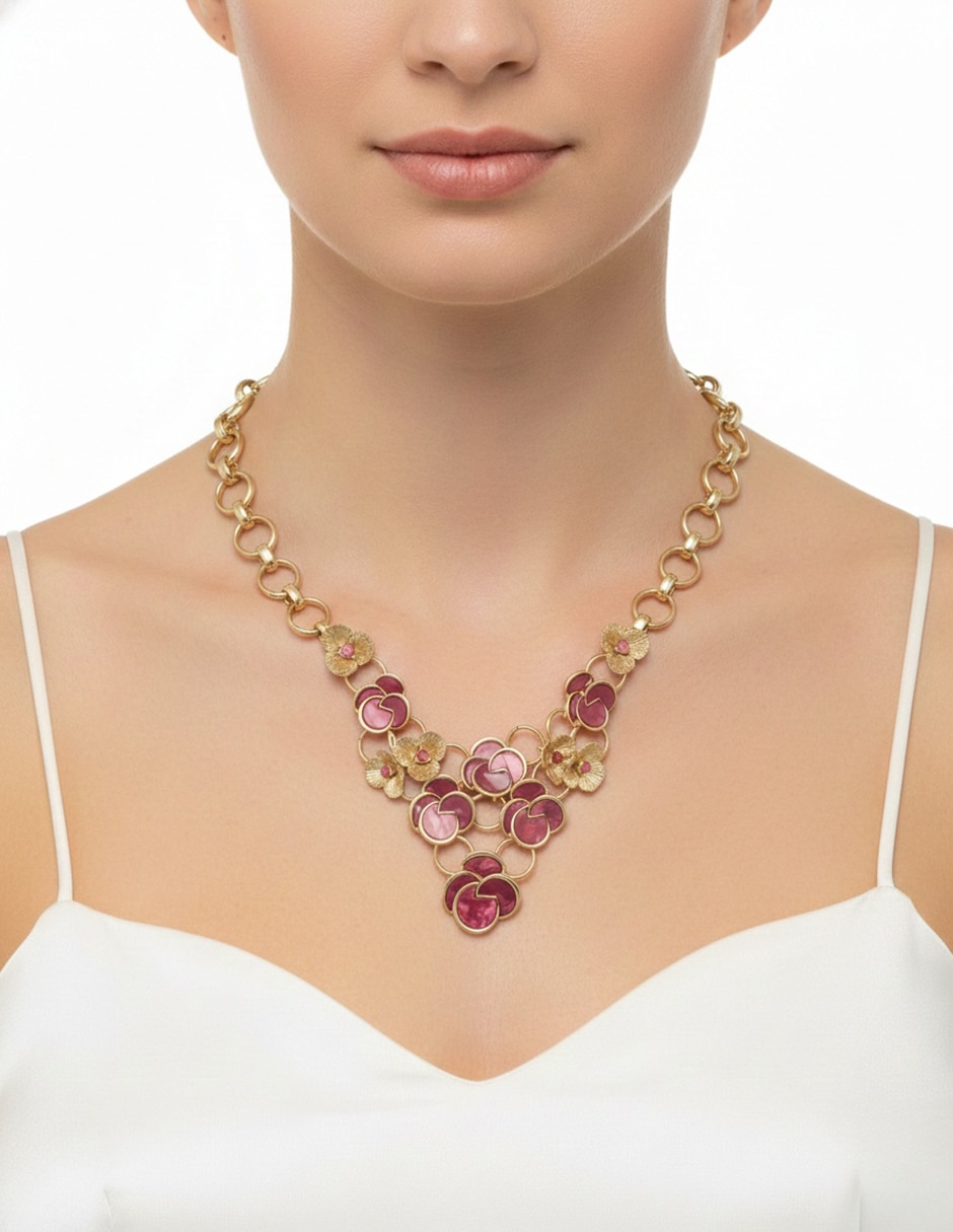 Collar de flor Origami Flowers 5