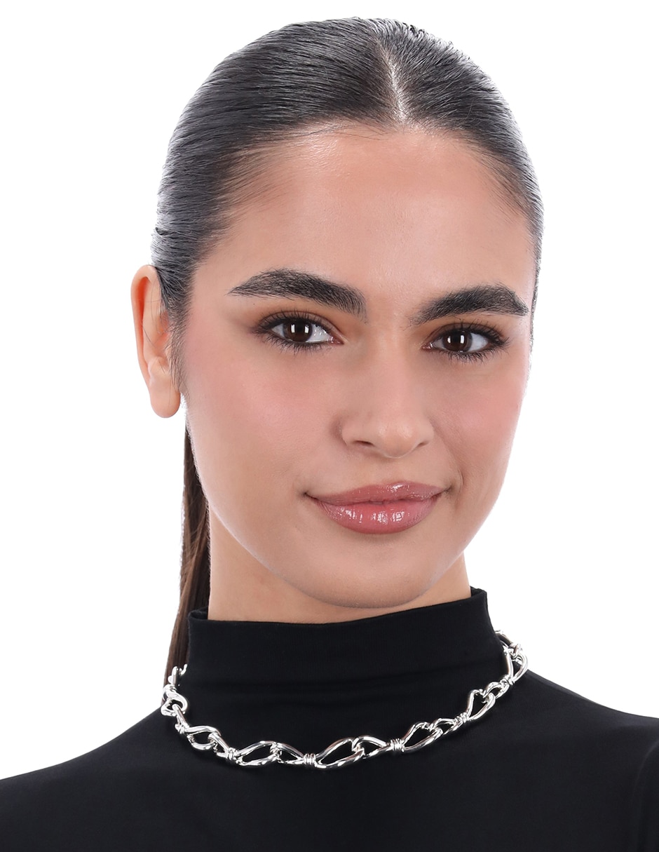 Collar eslabones Silver Bonds 3