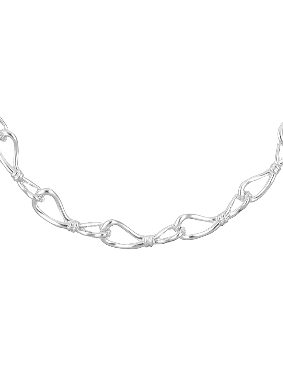 Collar eslabones Silver Bonds 2