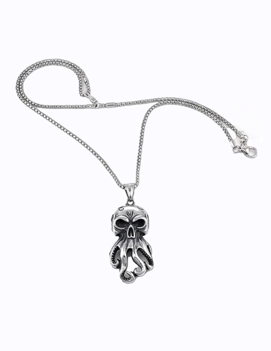 Collar con dije Calavera de calavera 2