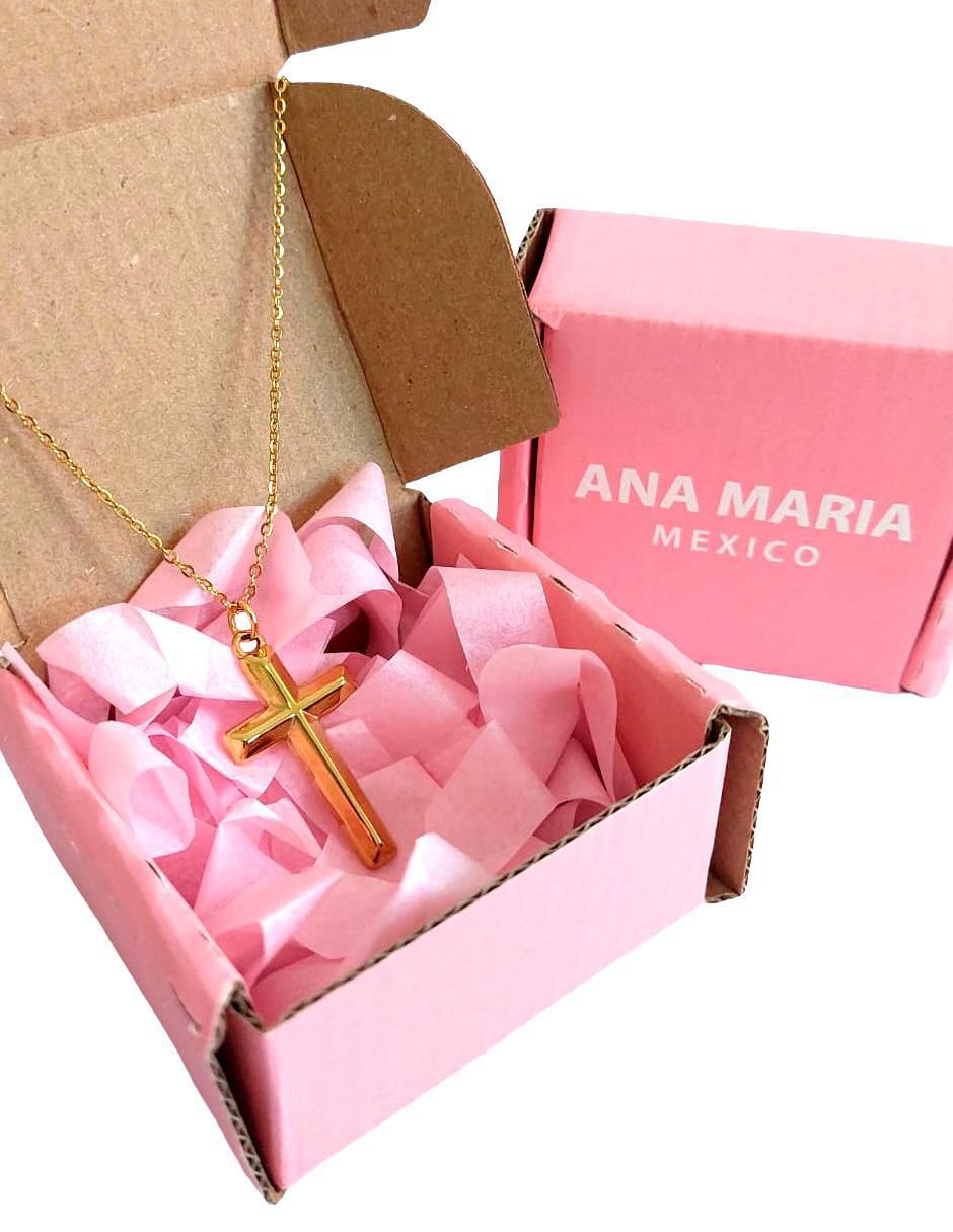 Collar con dije de cruz Joyería con Alma 5