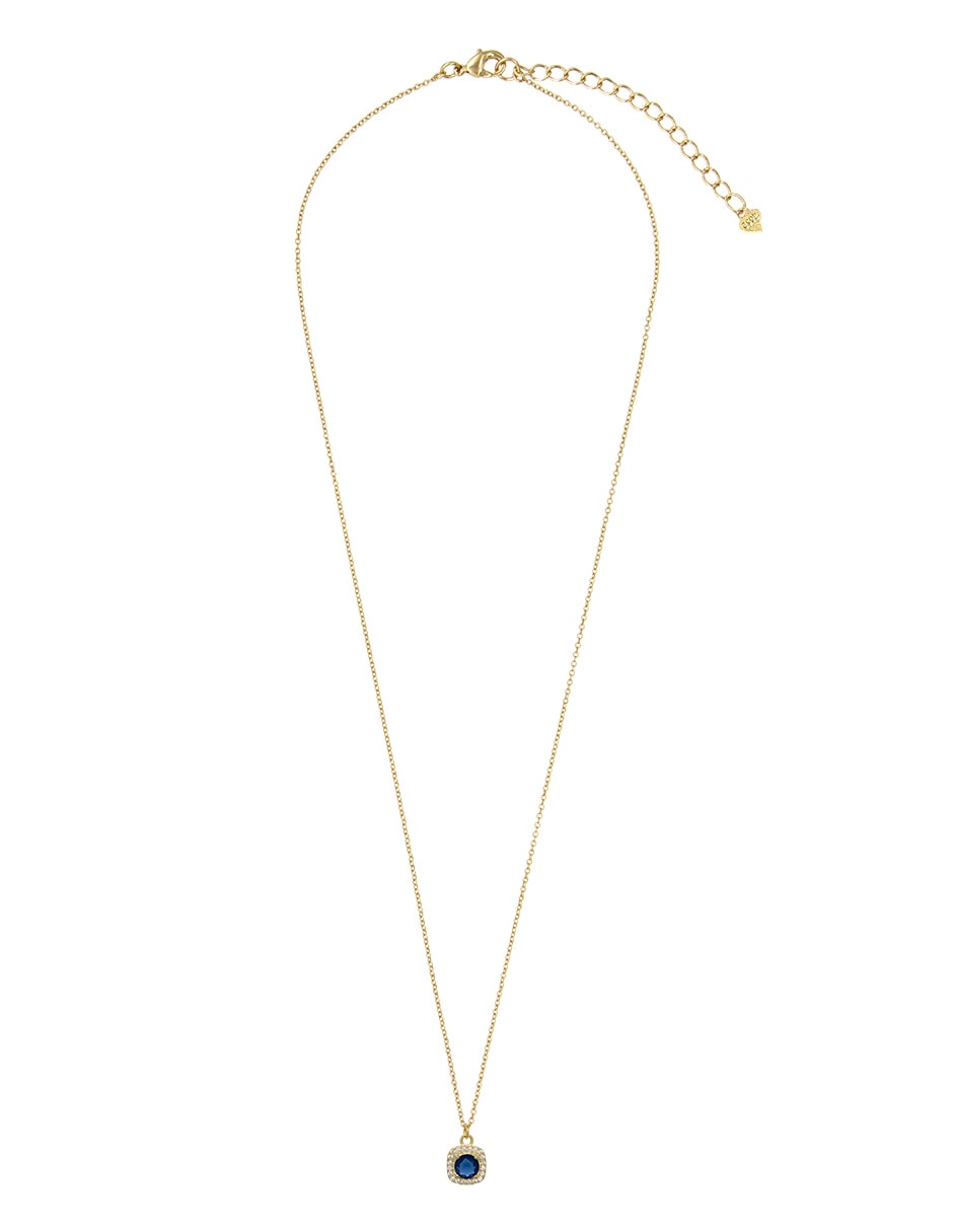 Collar con dije cuadrado CARRÉ de plata P 925