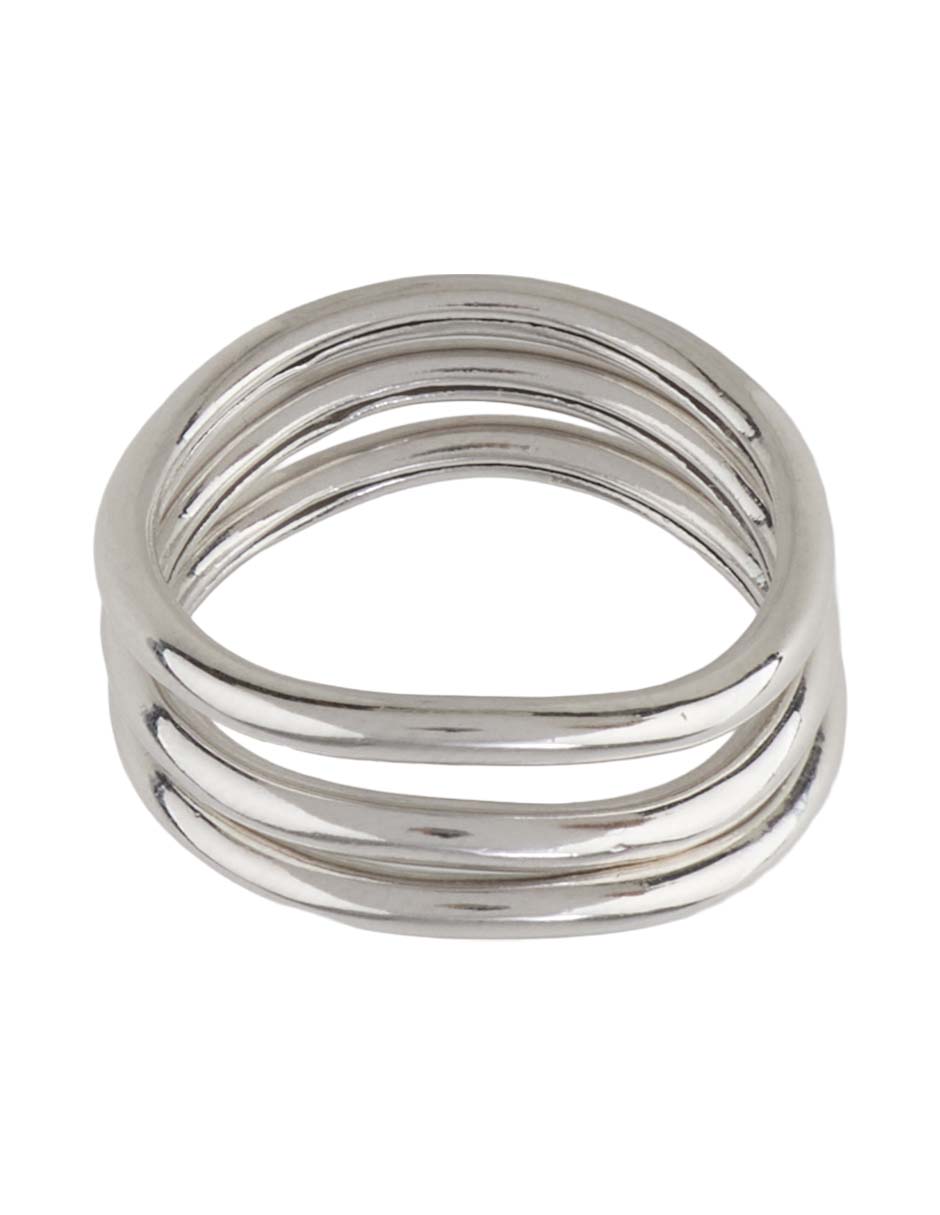 Set anillo circular pulido