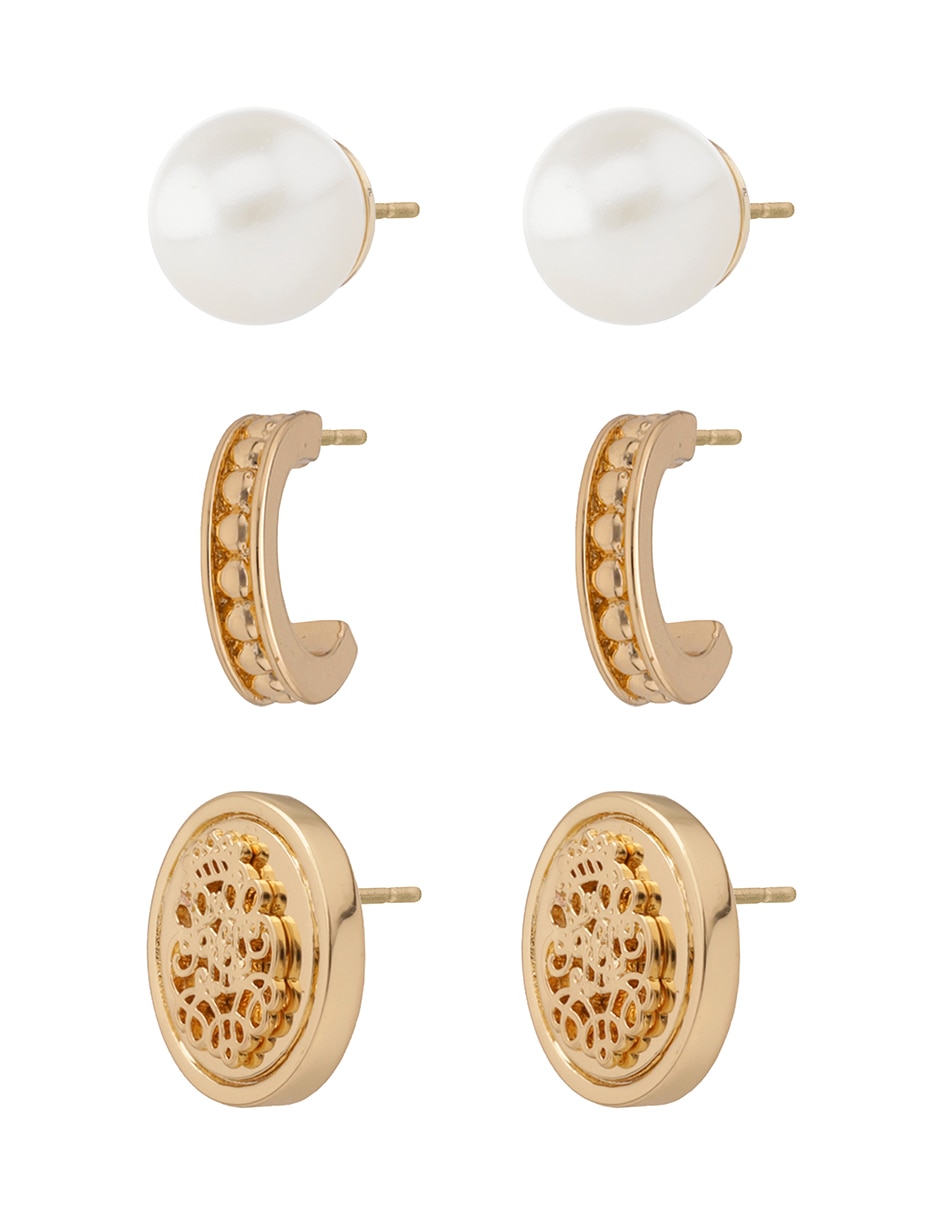 Aretes Ralph Lauren Adeline con acabado pulido