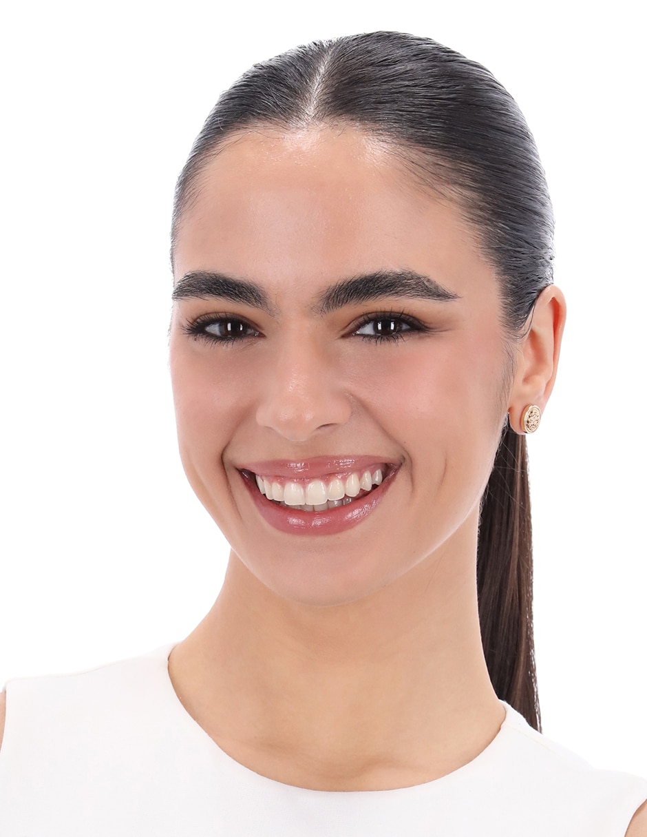 Aretes Ralph Lauren Adeline con acabado pulido