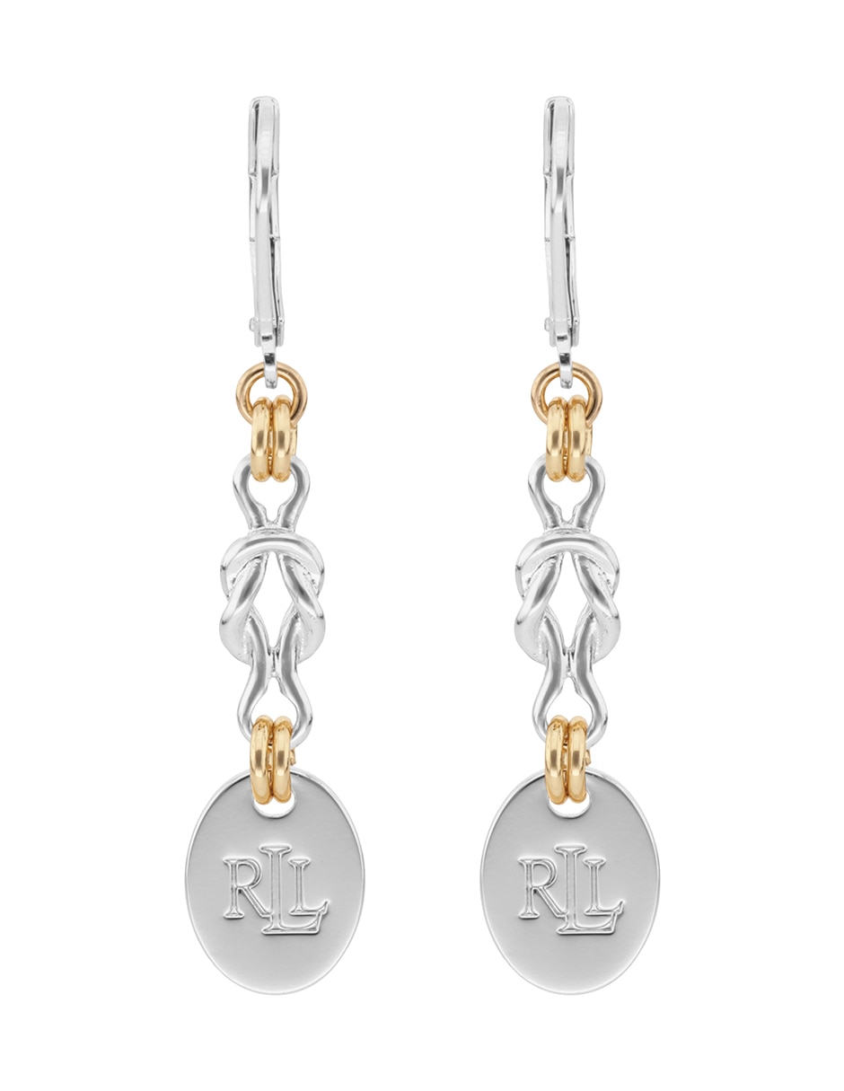 Aretes circulares Daisie con acabado pulido
