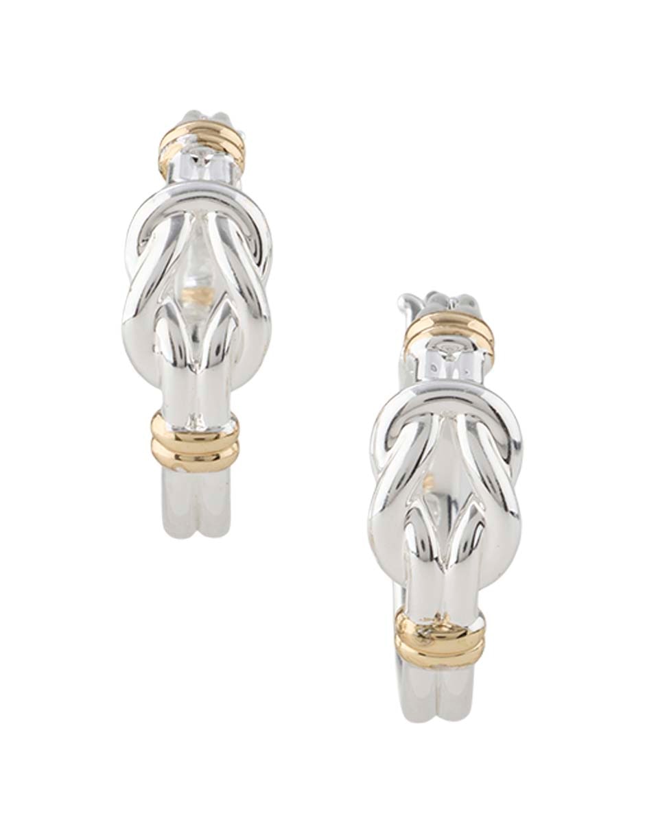 Aretes de aro Daisie con acabado pulido Aretes de aro Daisie con acabado pulido