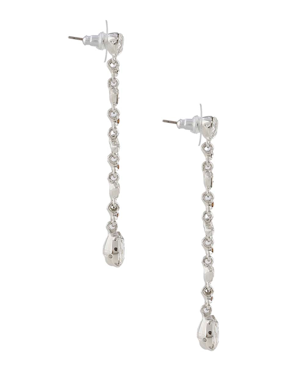 Aretes Rhinestone Rainbow con acabado brillante cristal 2