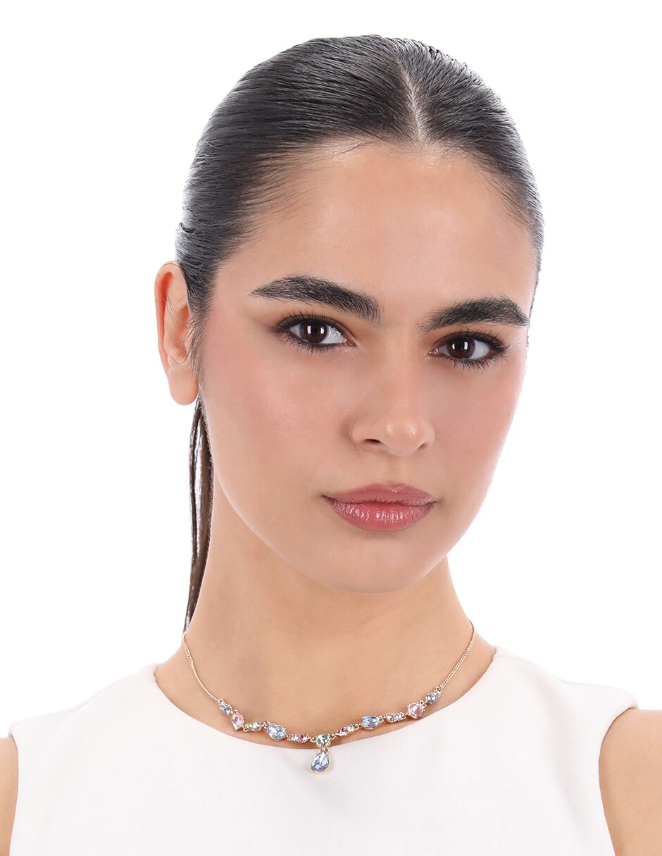 Collar circular Rhinestone Rainbow 3