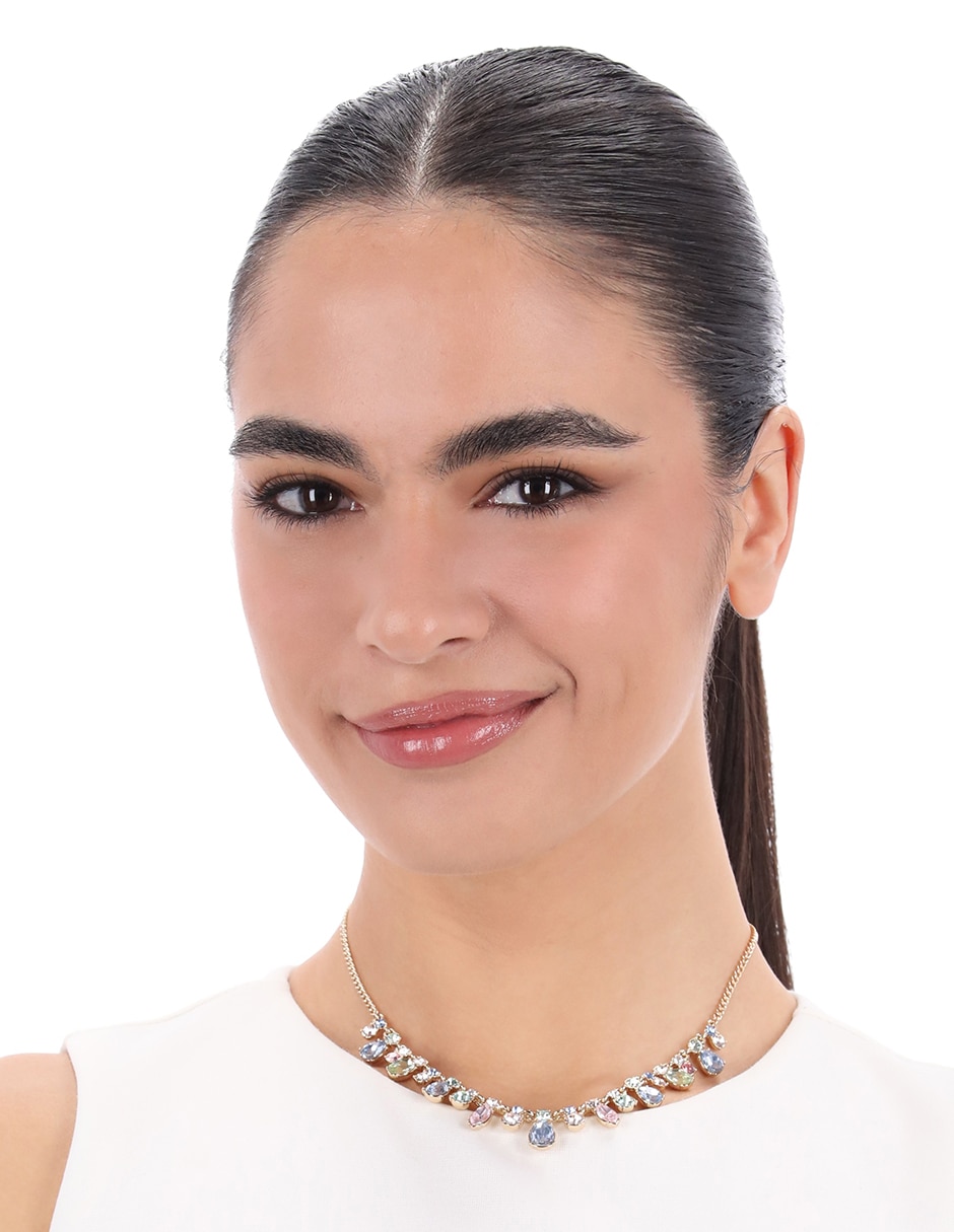 Collar circular Rhinestone Rainbow 2