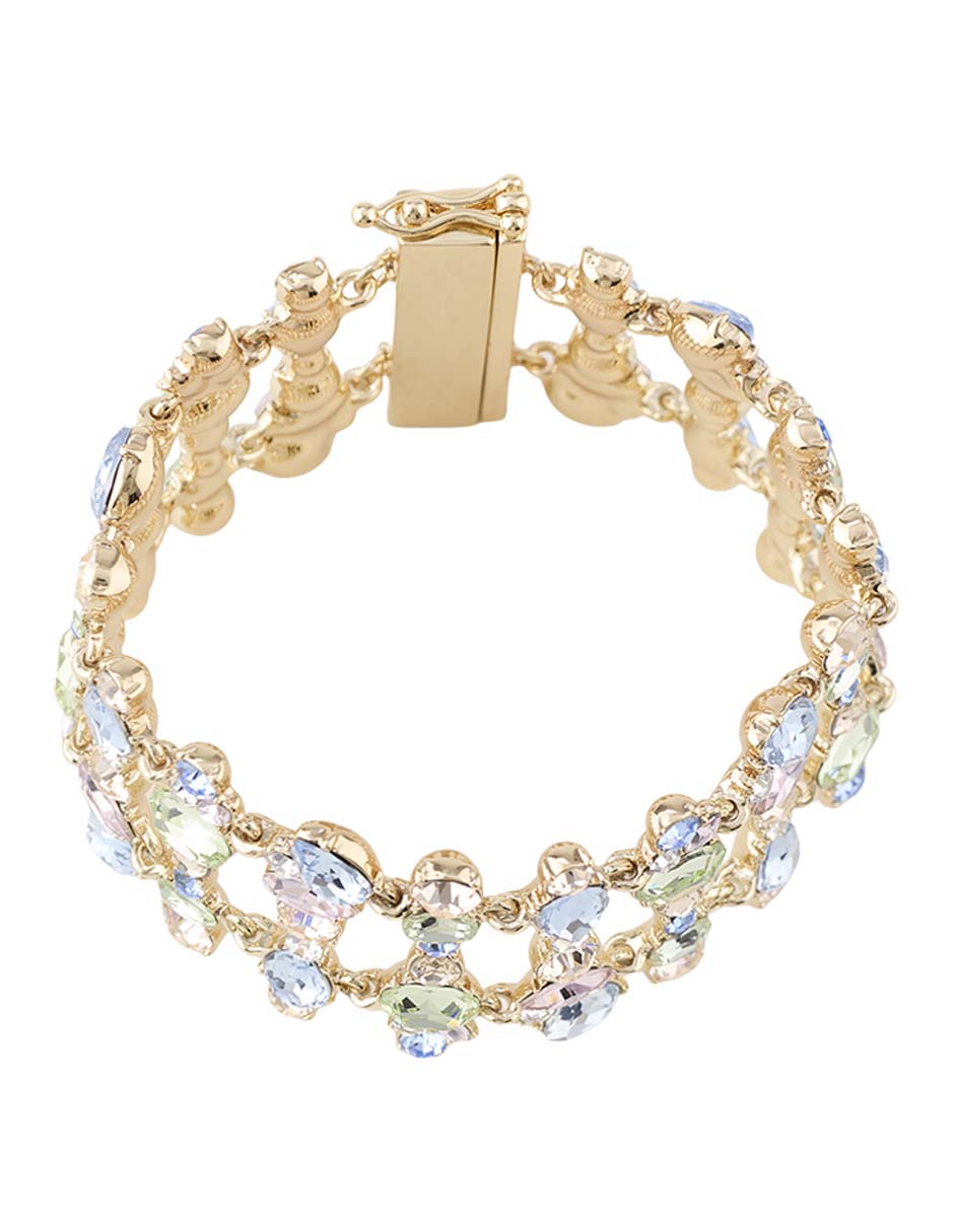 Pulsera cristal Rhinestone Rainbow acabado brillante 1
