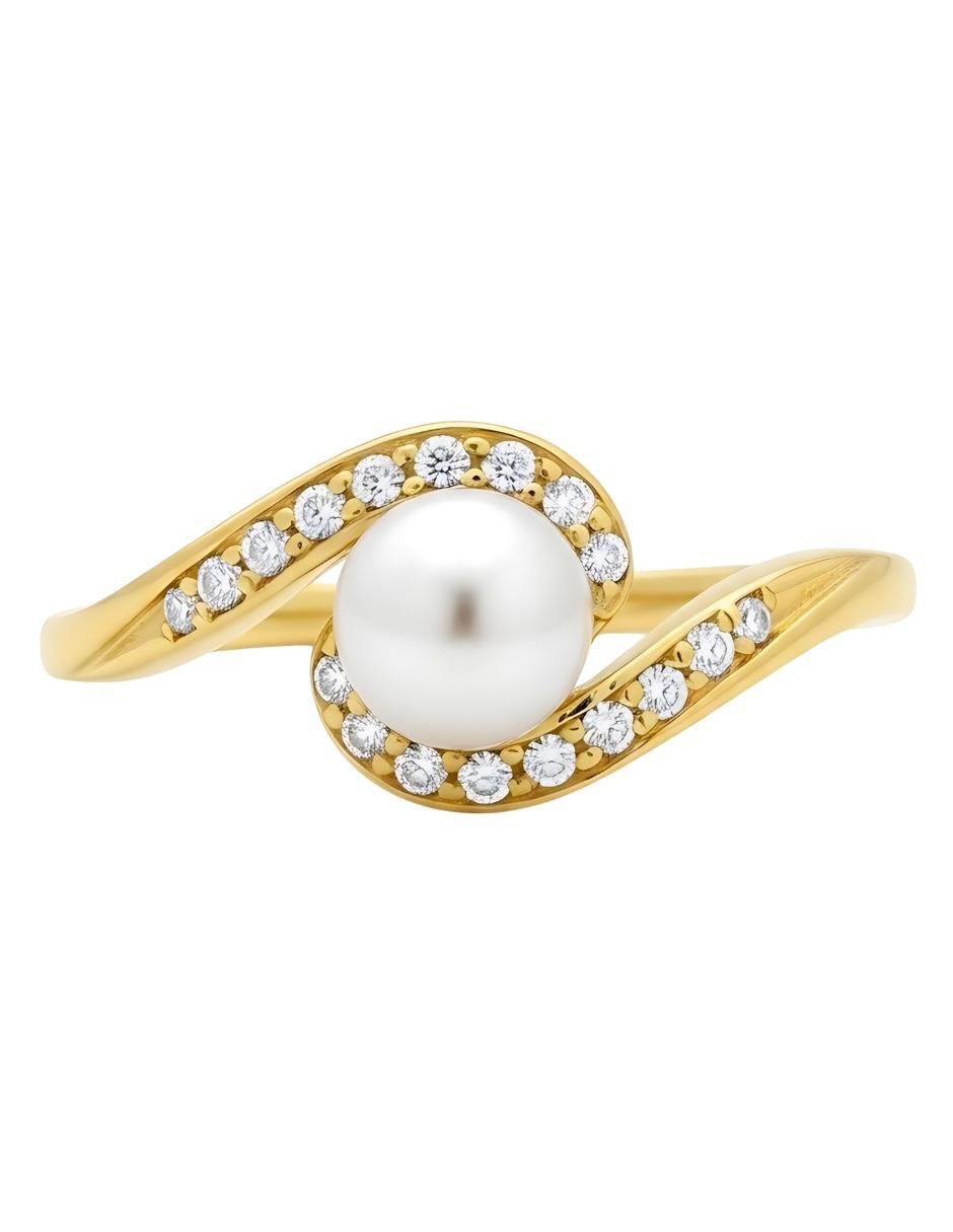 Anillo Aurore 18 k circonita baño de oro Anillo Aurore 18 k circonita baño de oro