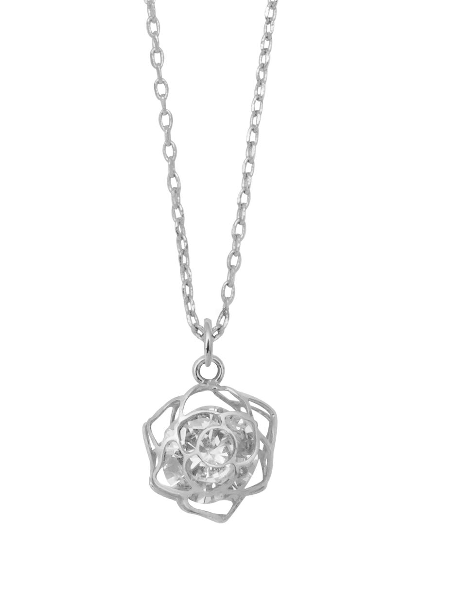 Collar con dije de flor Westies