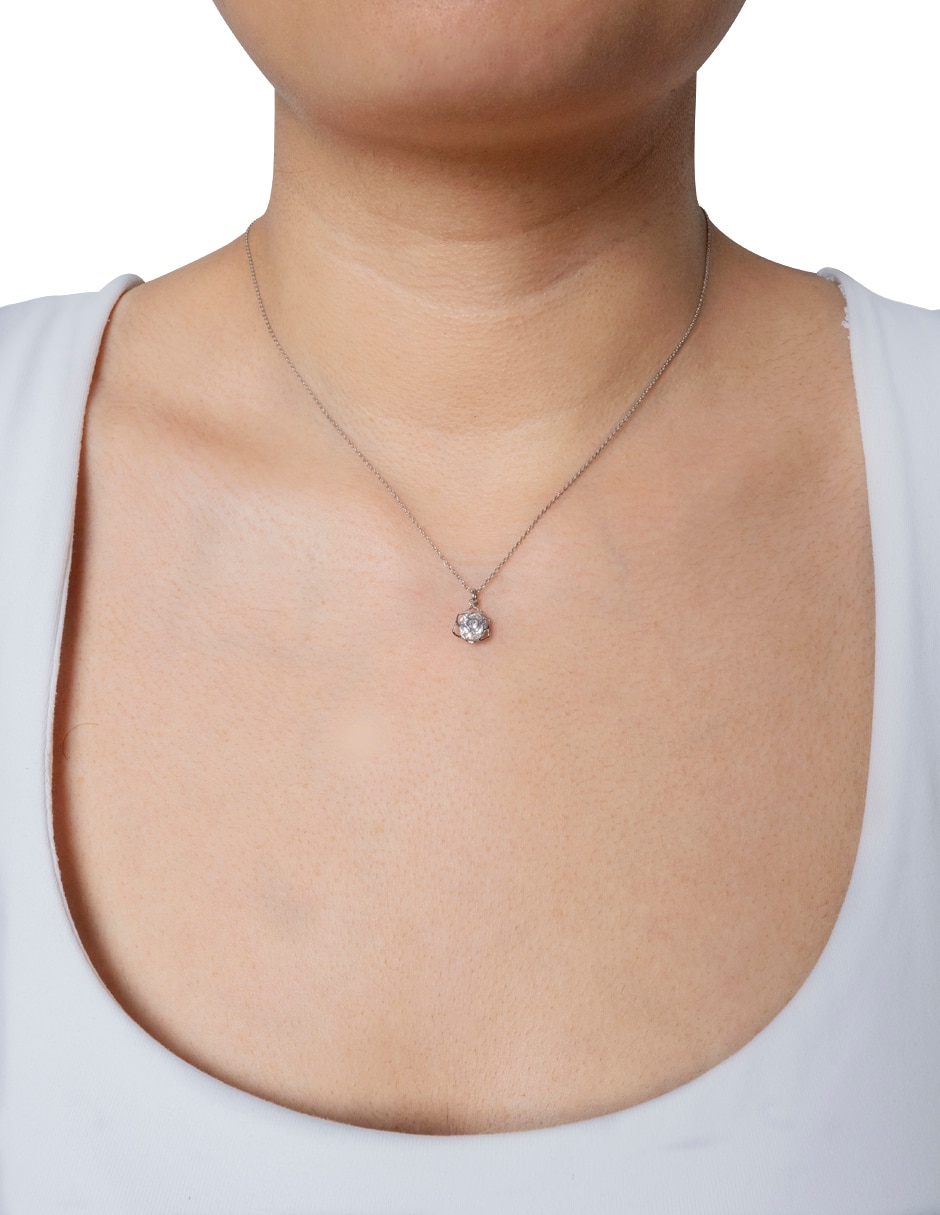 Collar con dije de flor Westies