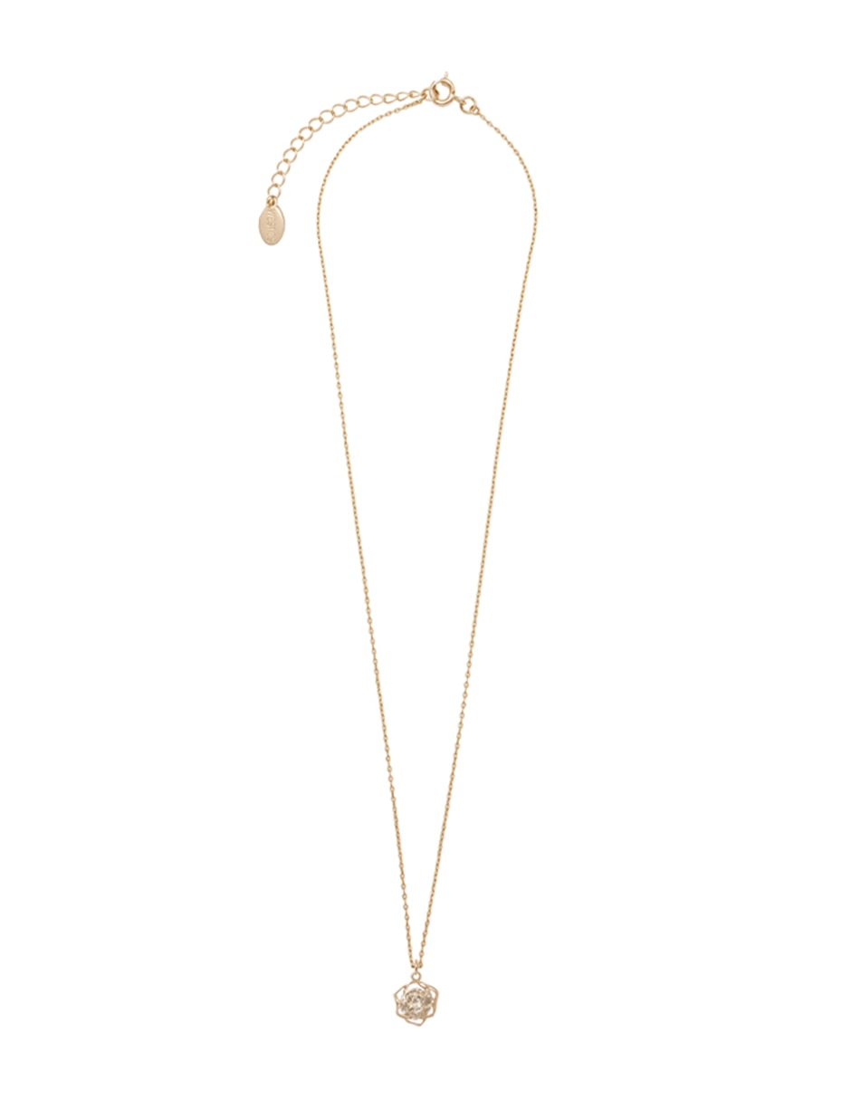 Collar con dije flor 3
